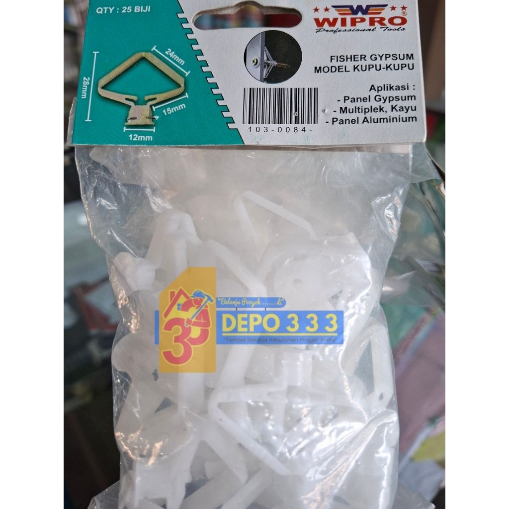WIPRO FISHER GYPSUM MODEL KUPU-KUPU