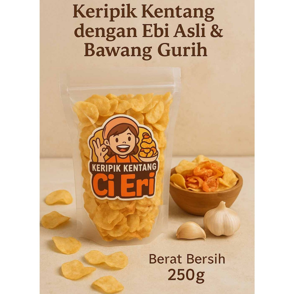 

Keripik Kentang Ebi Ci Eri – Snack Gurih Renyah Premium