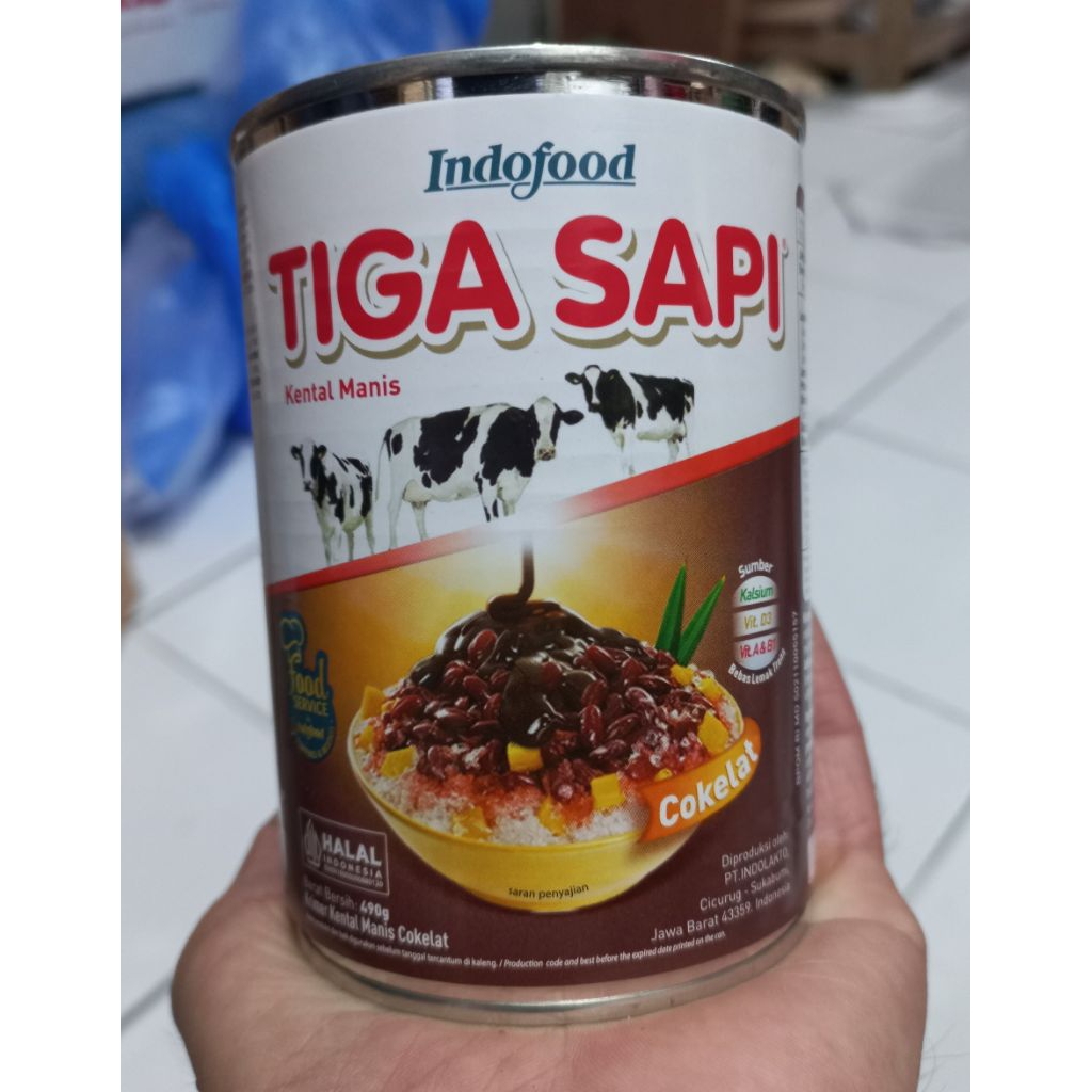 

Susu Tiga Sapi Coklat 490gram | Susu kental manis coklat | susu coklat tiga sapi | susu 3 sapi