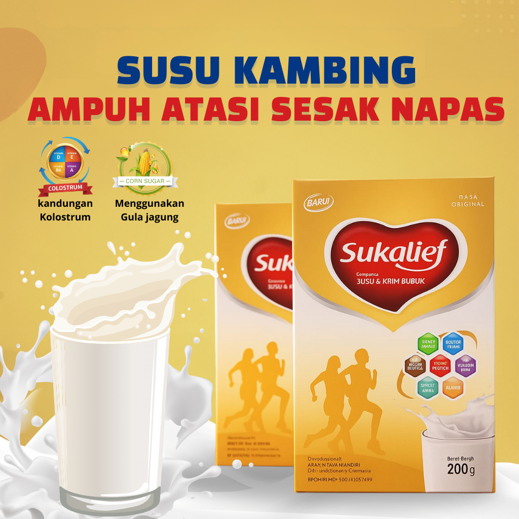 

Susu Kambing Sukalief Original Atasi Sesak Nafas dan Masalah Paru-paru