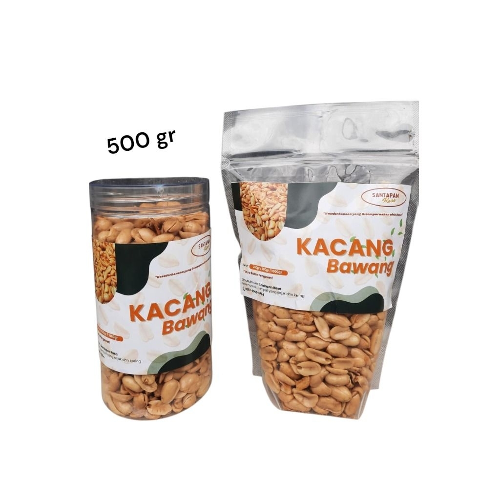 

Kacang Bawang Goreng Gurih Renyah - Camilan Tradisional Tanpa Pengawet (500g)