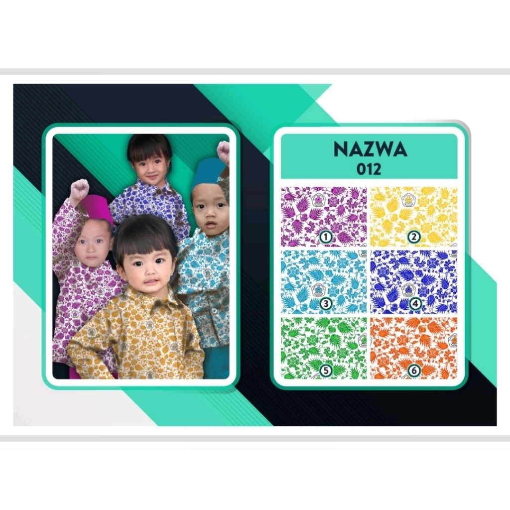 KAIN BATIK SERAGAM SEKOLAH MOTIF NAZWA/PAUD