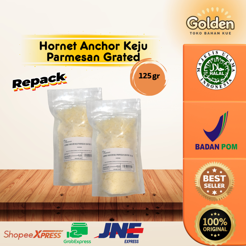 

Hornet Anchor Keju Parmesan Grated 125 gr