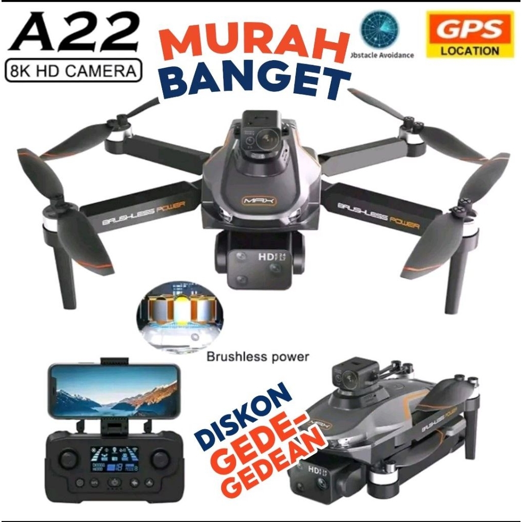 A22 GPS drone harga termurah