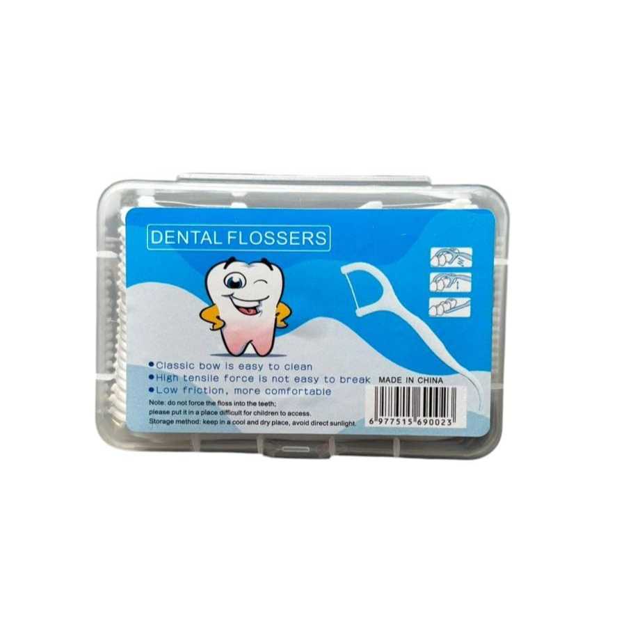 Dental floss benang Busur tusuk gigi pembersih sela gigi LBX isi 50