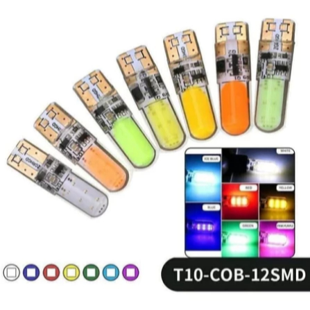 Bohlam Lampu LED Jeli Jelly Senja Sein Sen Riting Motor Mobil T10 Awet Super Terang