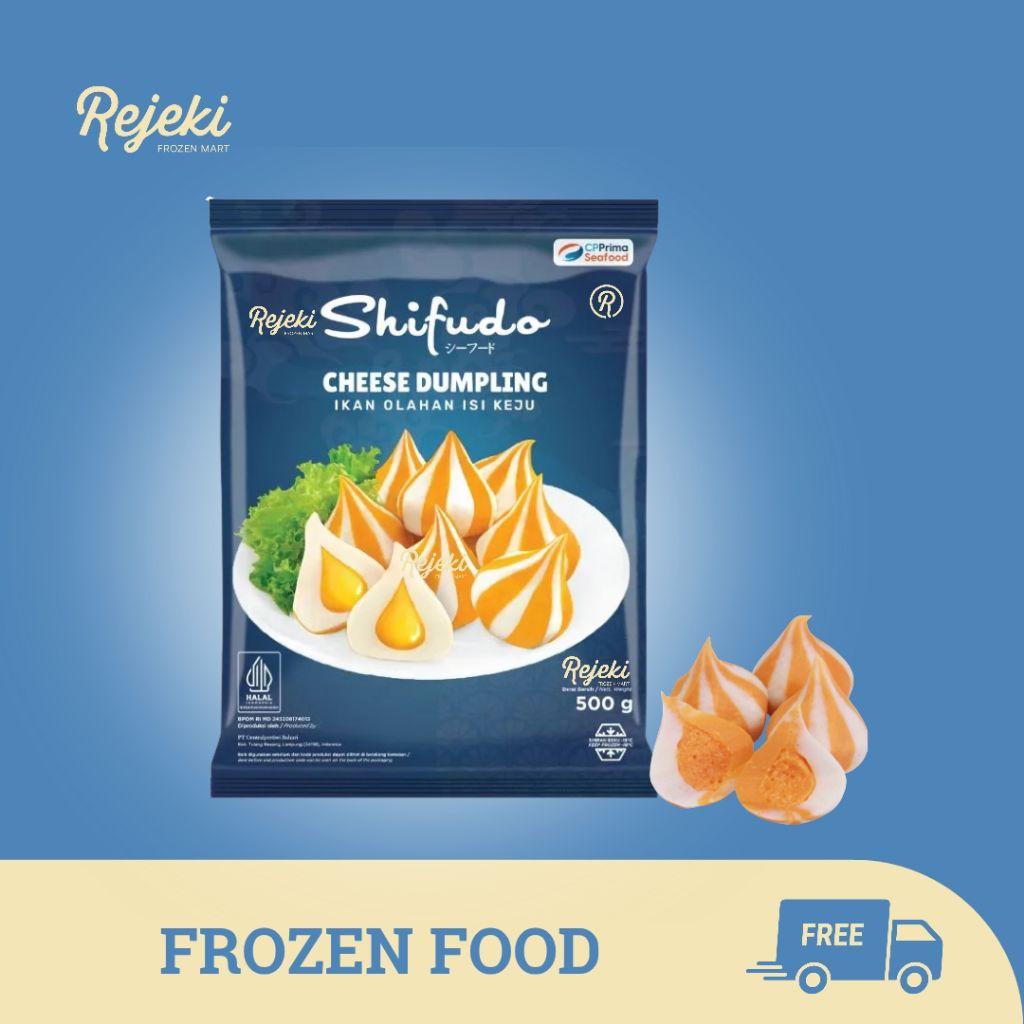 

Shifudo Cheese Dumpling 500gr - Rejeki Frozen