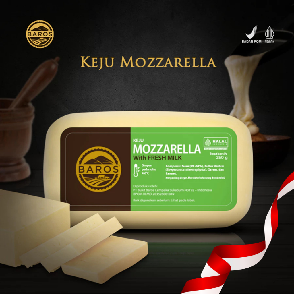 

Baros Keju Mozzarella 250 gr