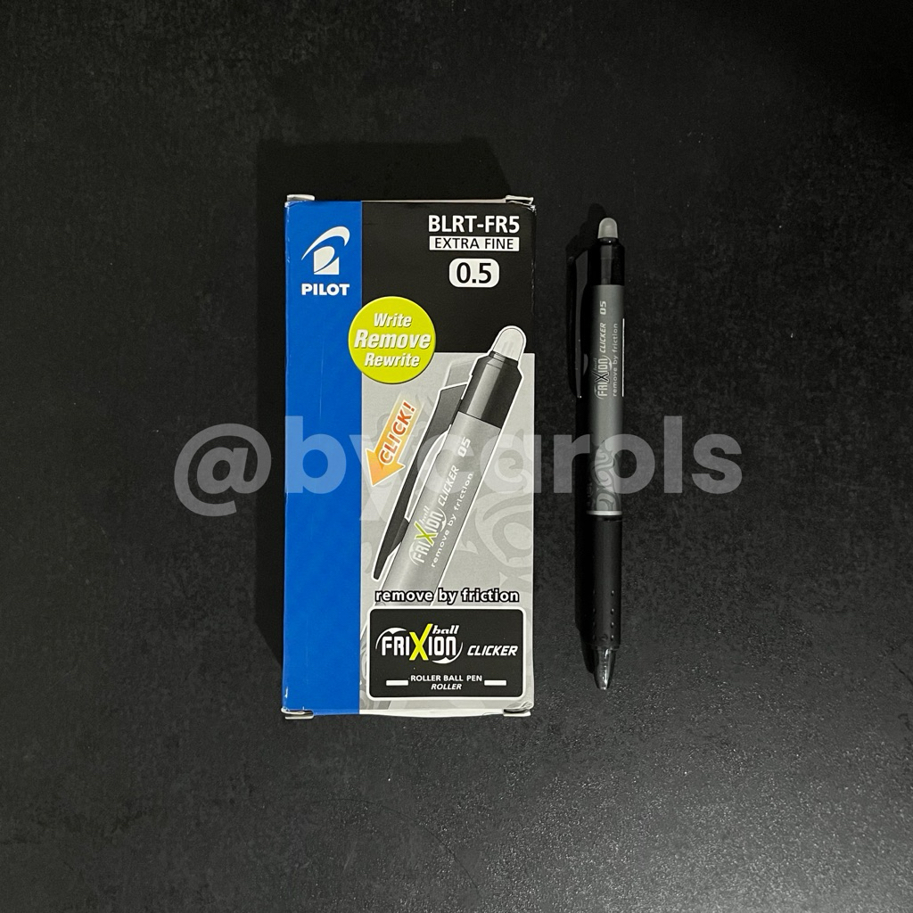 

PILOT FRIXION CLICKER 0.5 BLRT-FR5 BLACK PENA BISA DIHAPUS HITAM