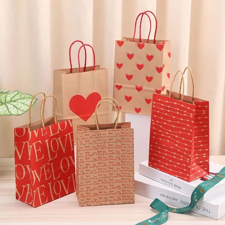 

Goodie Bag Valentine Cute Tas Hadiah Snack Aksesoris Tas Paper Craft