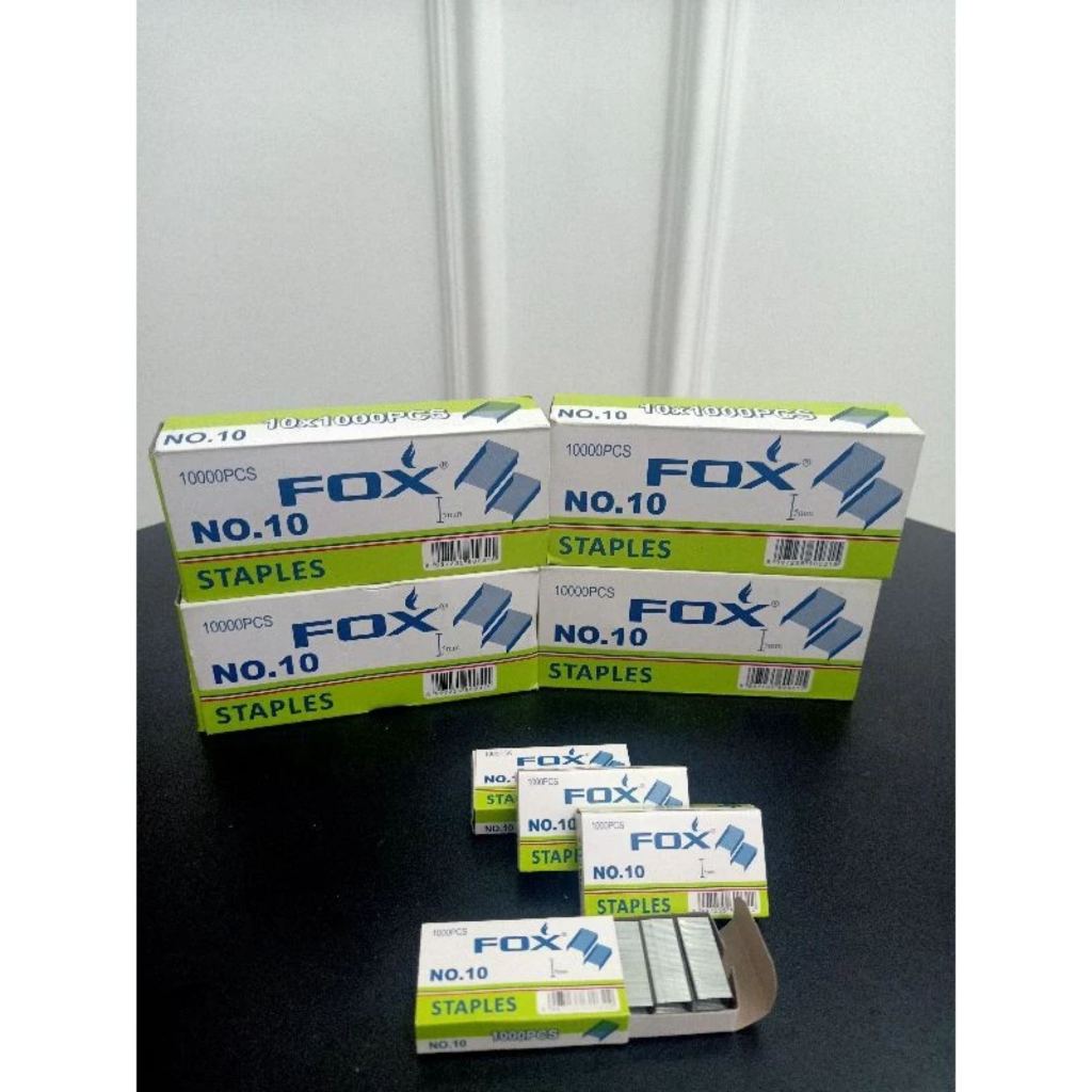 

Isi Staples Merk Fox No. 10 / Isi Staples No 10