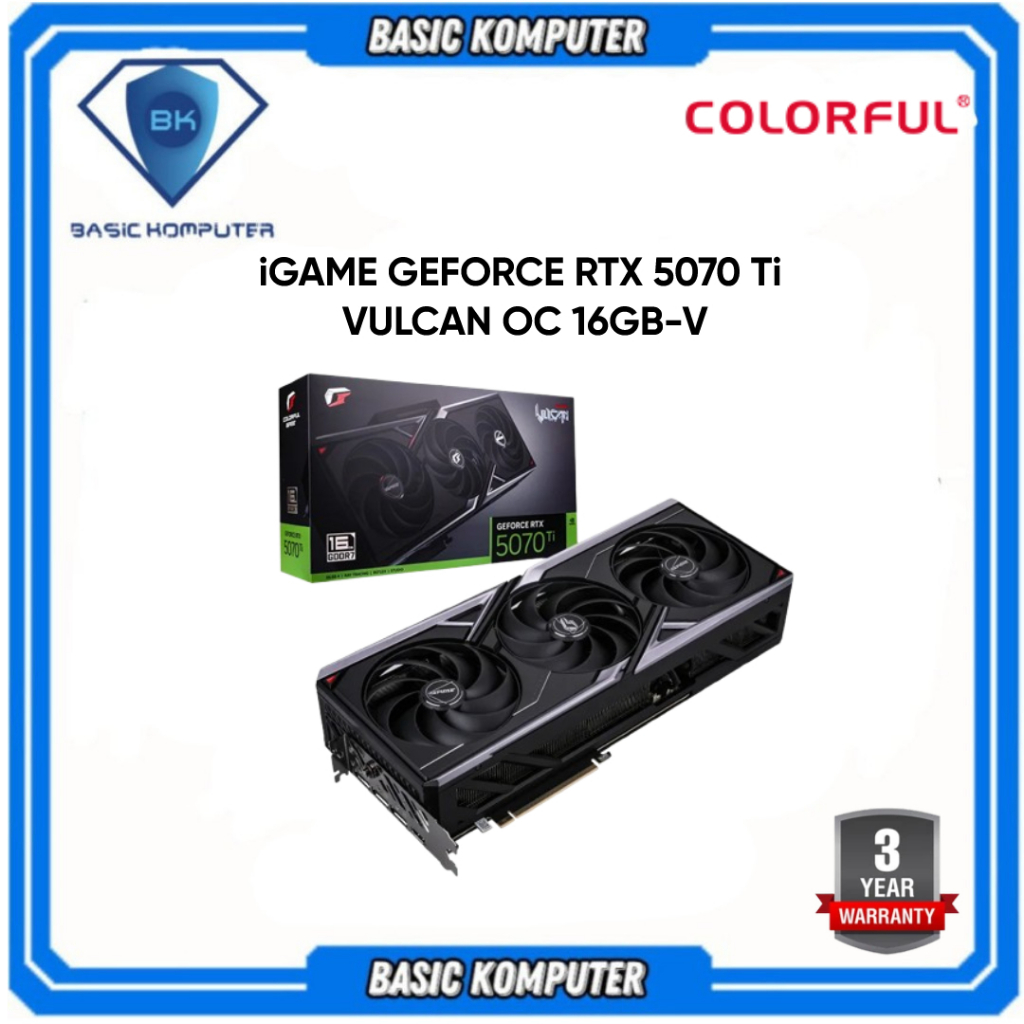 VGA COLORFUL iGAME GEFORCE RTX  5070 Ti VULCAN OC 16GB-V RTX 5070Ti