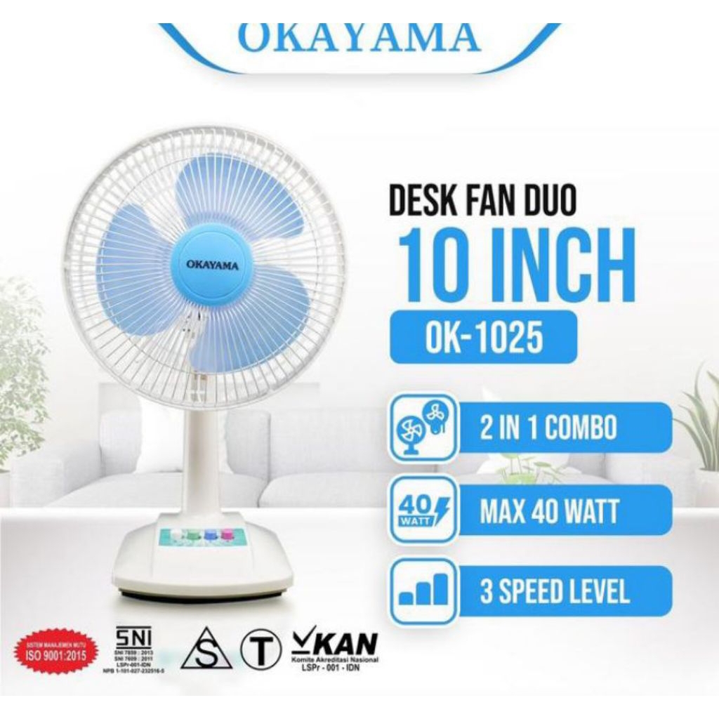Kipas Angin Meja Okayama