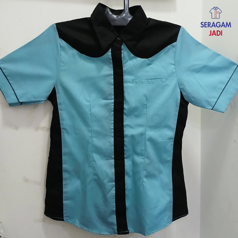 Seragam Kemeja Baju Kerja Lapangan Kantor Karyawan Perusahaan Komunitas Promosi Drill Pria Wanita Cu