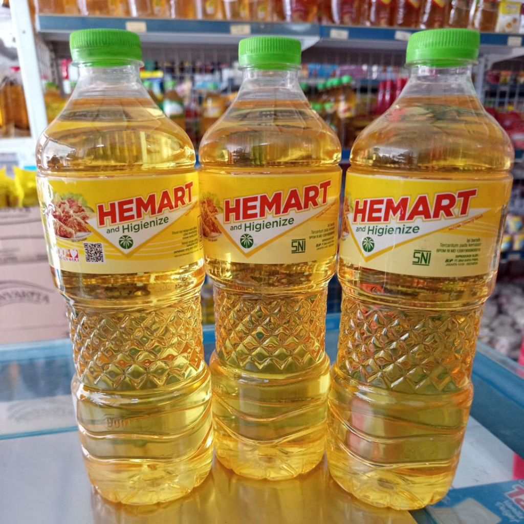 

Minyak goreng hemart 900ml