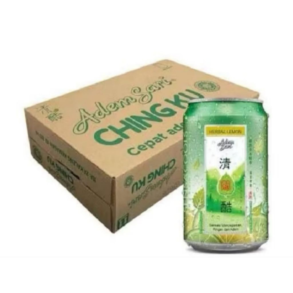 

adem sari chingku can 320 ml (dus) 320ml x 24pc varian original dan sparkling