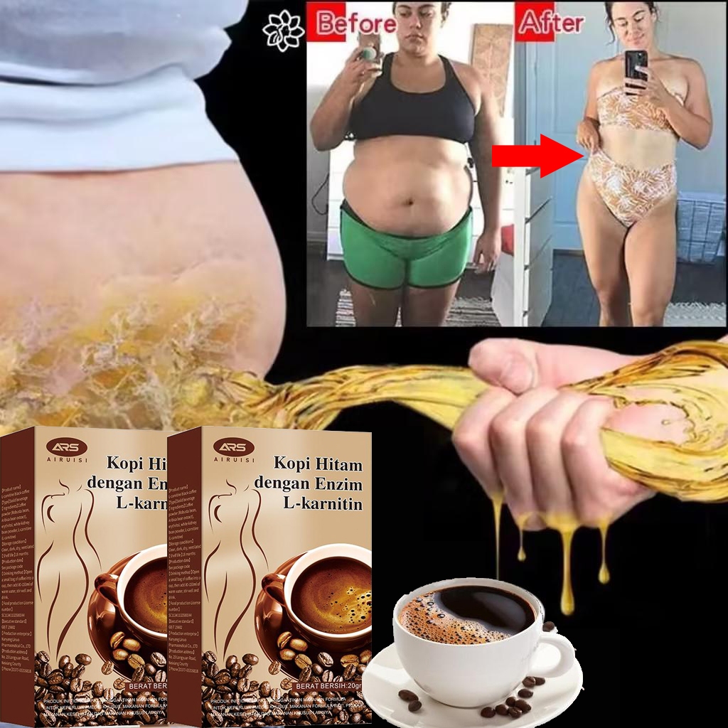 

7-Day Slimming Coffee Fat Burning Coffee Fast Slimming Drink Accelerates Metabolism Burns Fat Instant Coffee Releases Excess Fat