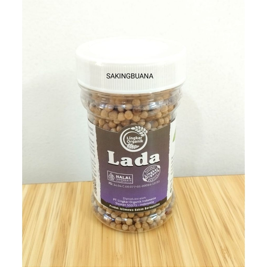 

Lingkar Organik Lada Putih 100gr