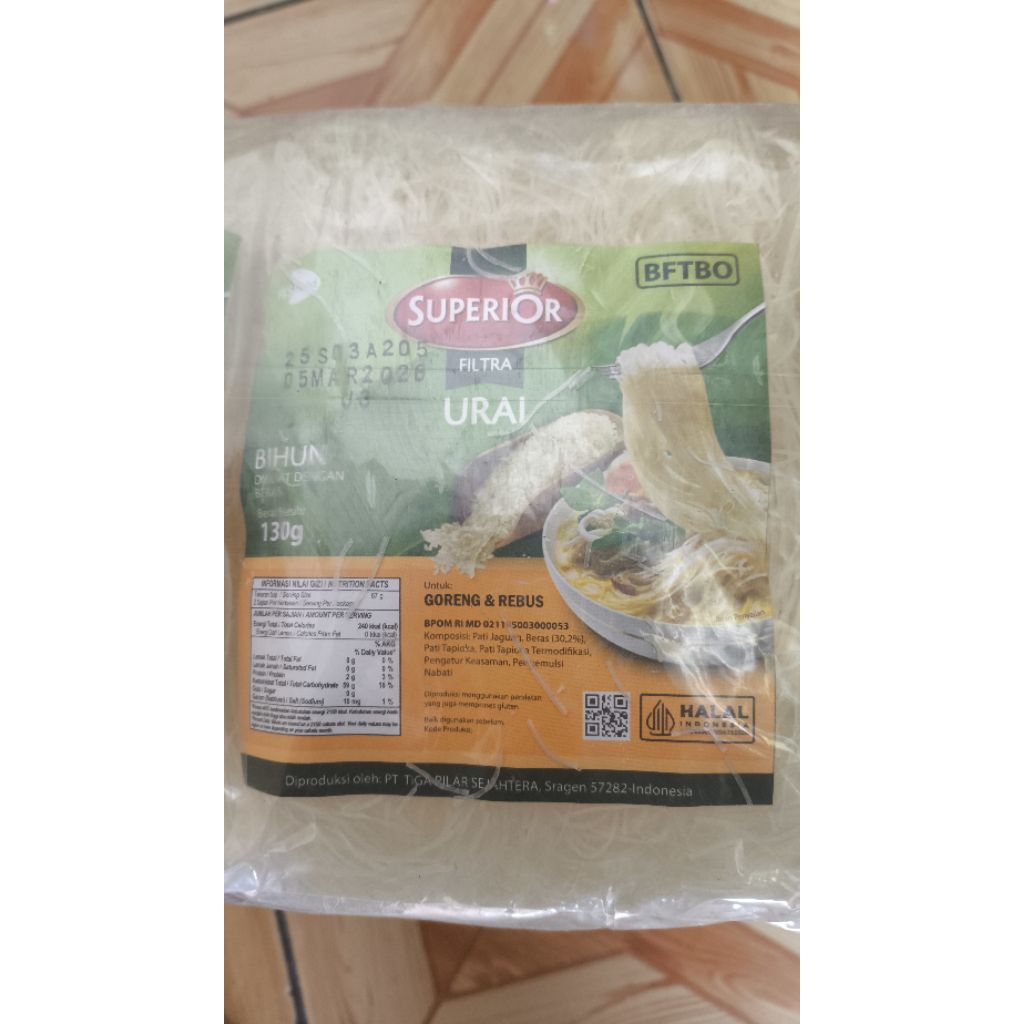 

BIHUN FILTRA SUPERIOR 1 BAL ISI 20 PCS
