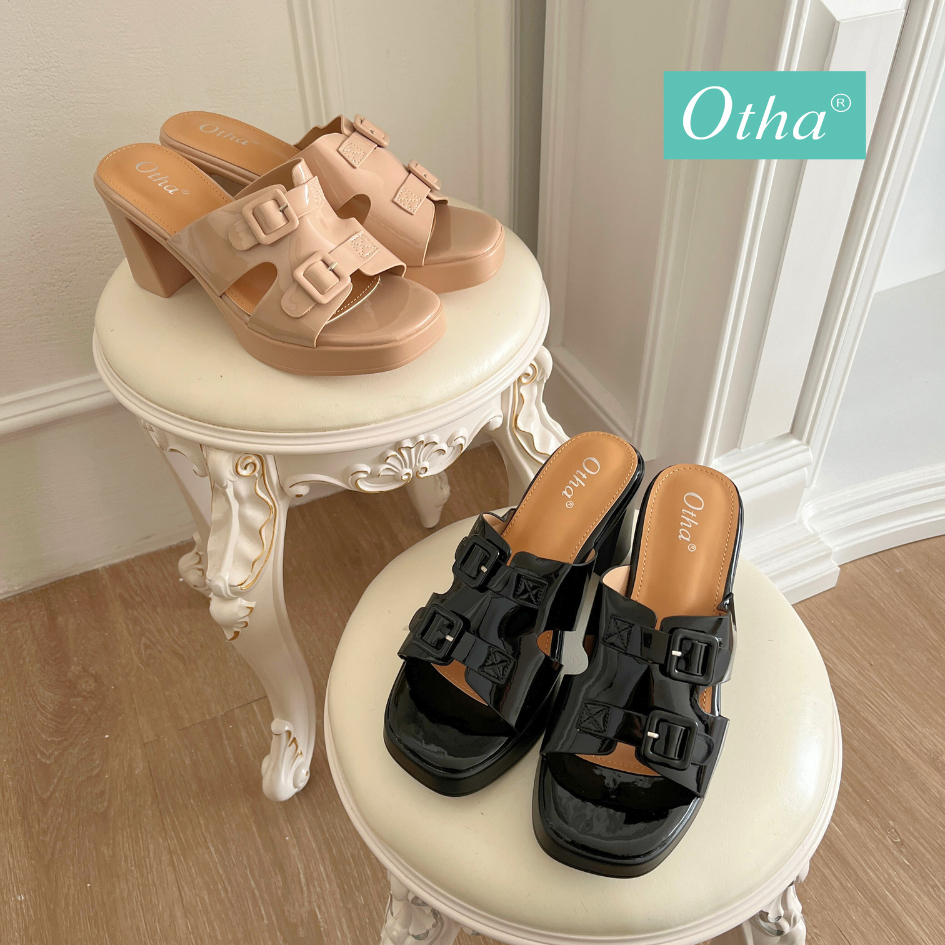 Otha Shoes H1176 OWK - Sepatu Heels Wanita Tinggi Hak 7 cm