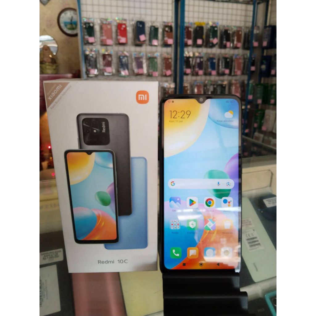 HP SECOND MURAH BERGARANSI XIAOMI REDMI 10C RAM 4+2/128 KOTAK