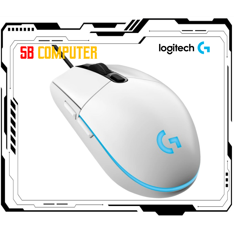 Logitech G102 Prodigy Gaming Mouse Wired (White)