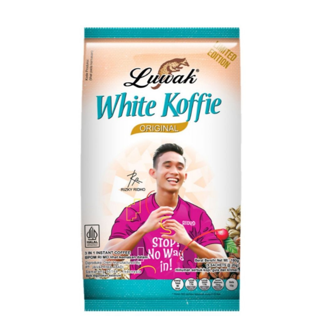 

Luwak White Koffie Original 9 x 20gr