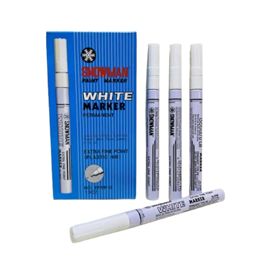 

SPIDOL SNOWMAN PUTIH WP-12 / Paint Marker Permanen (Pack)