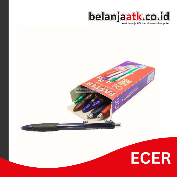 

[ECER] Pulpen/Bolpen/Bolpoin Faster C6 0.7 mm