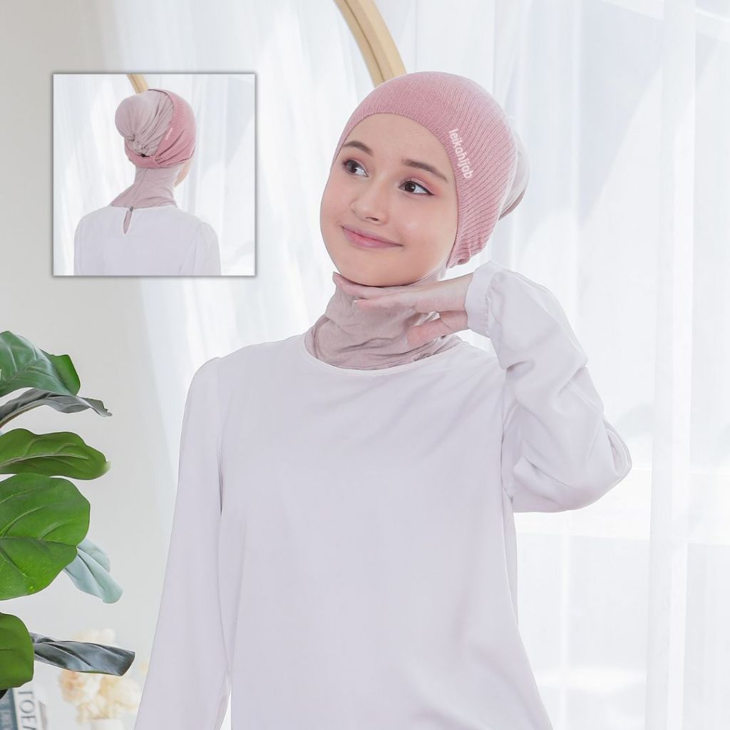 LEIKAHIJAB - BANDANA PITA // CIPUT RAJUT PITA // INNER HIJAB ANAK DAN DEWASA // CIPUT RAJUT GROSIR