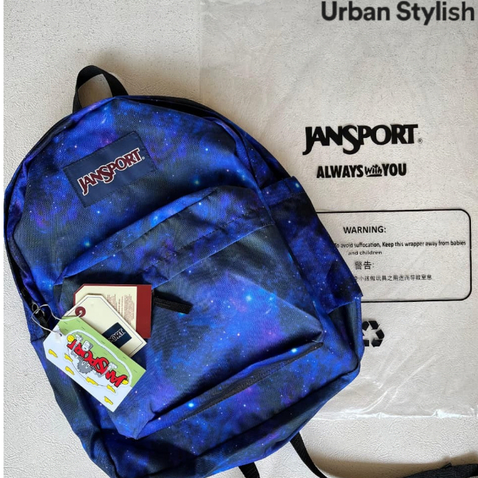 Tas Jansport Superbreak Galaxy Original Premium Pria Dan Wanita Full Embos Bisa COD Js Tebaru