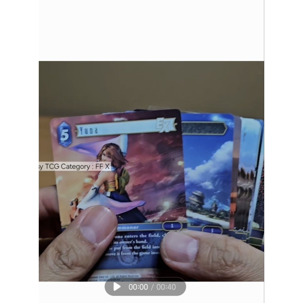 Final Fantasy TCG Category X (Custom Order)
