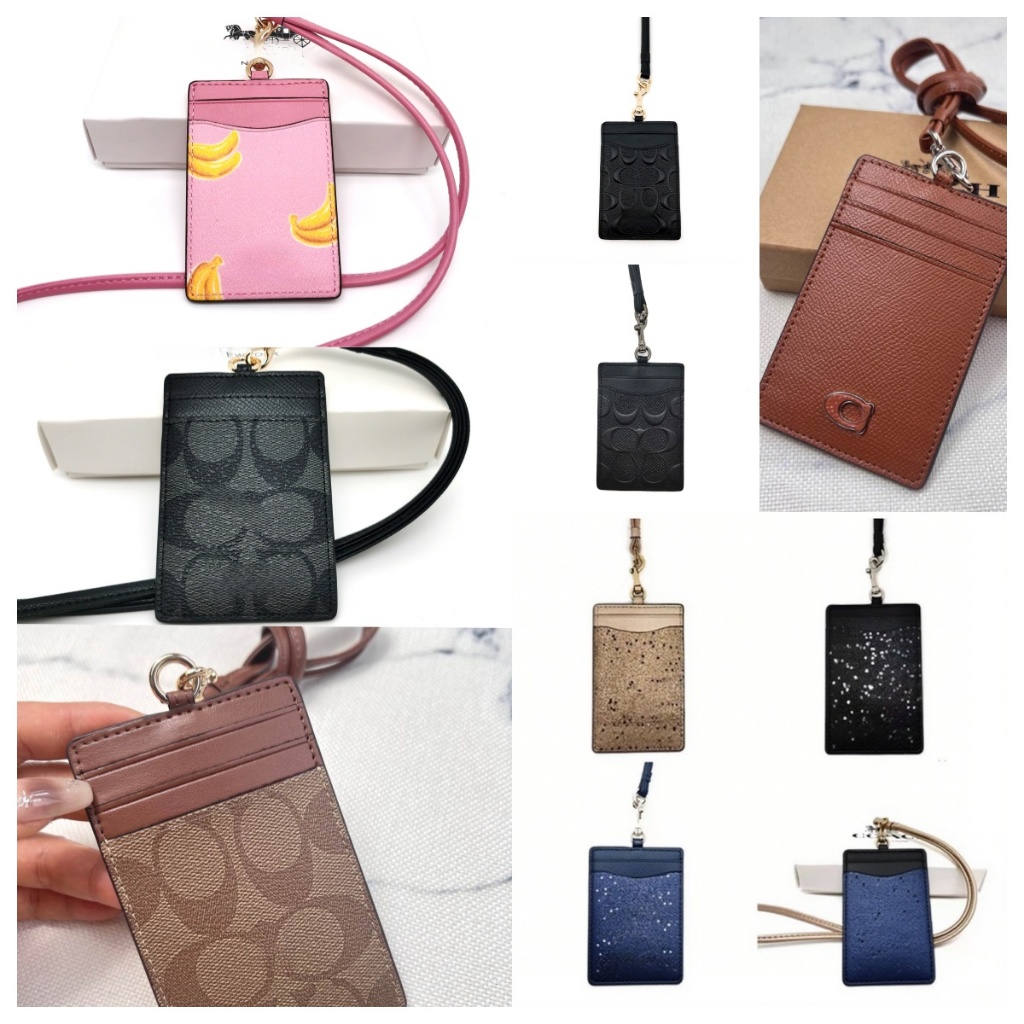 

Cc@h Lanyard In stock work ID/work certificate men & women various styles and colors ID Card Holder Landyard Metal Logo