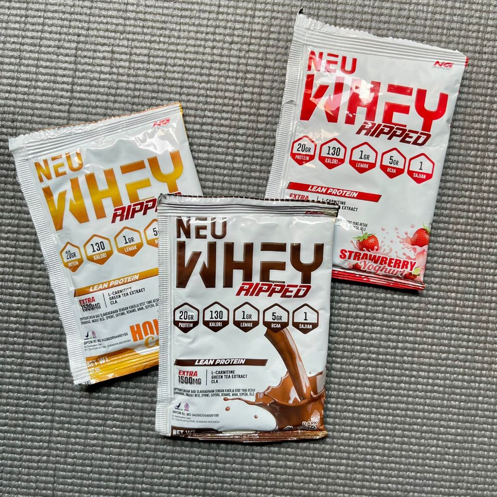 Neugen Neu Whey Ripped Sachet 1 servings NG PRO NeuWhey Ripped trail size travel pack ecer HALAL