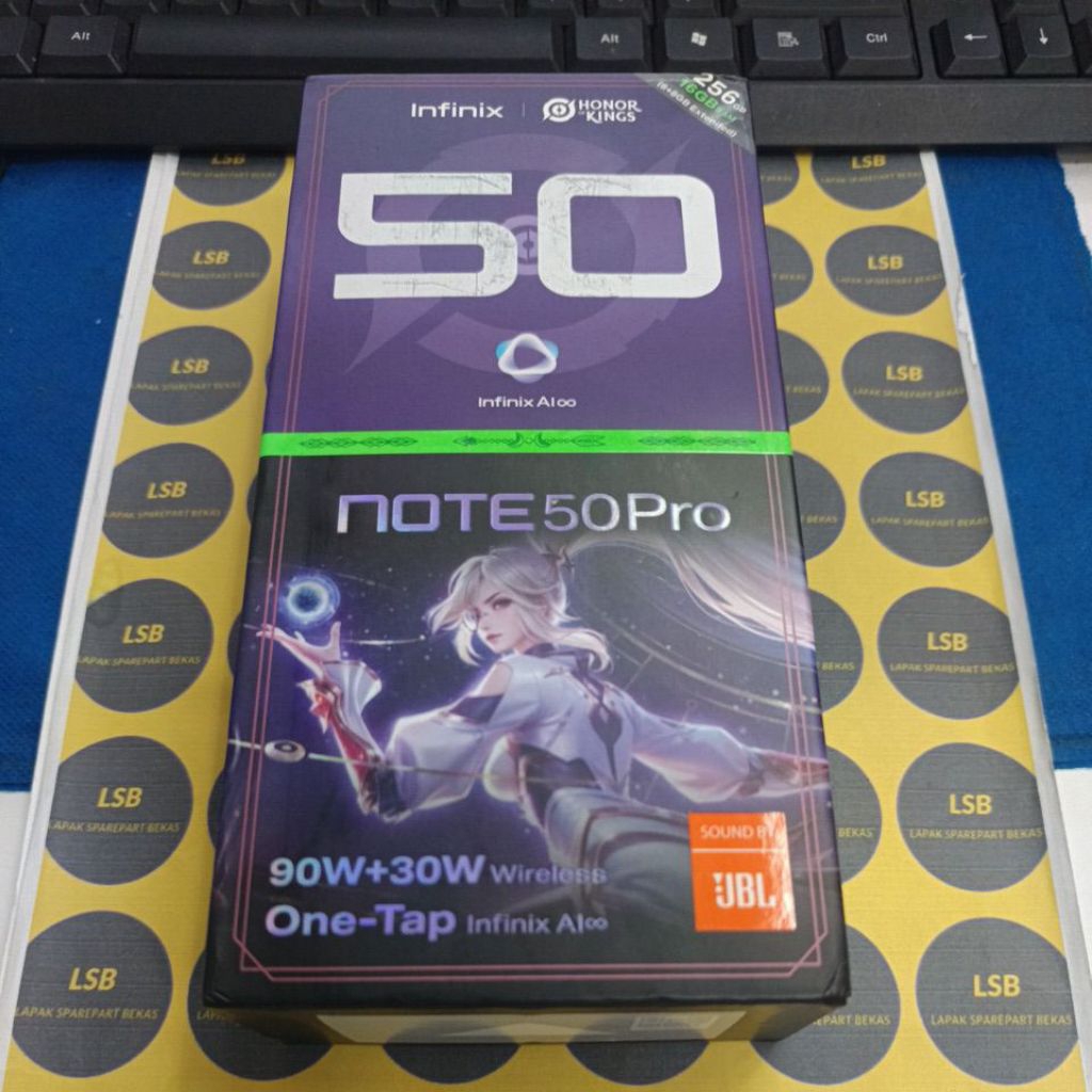 DUS BOX HANDPHONE INFINIX NOTE 50 PRO ORIGINAL BEKAS