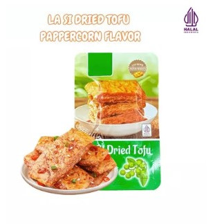 

viRaL''La Si Dried Tofu Snack pappercorn / Tahu Kering Asin Gurih pEDas