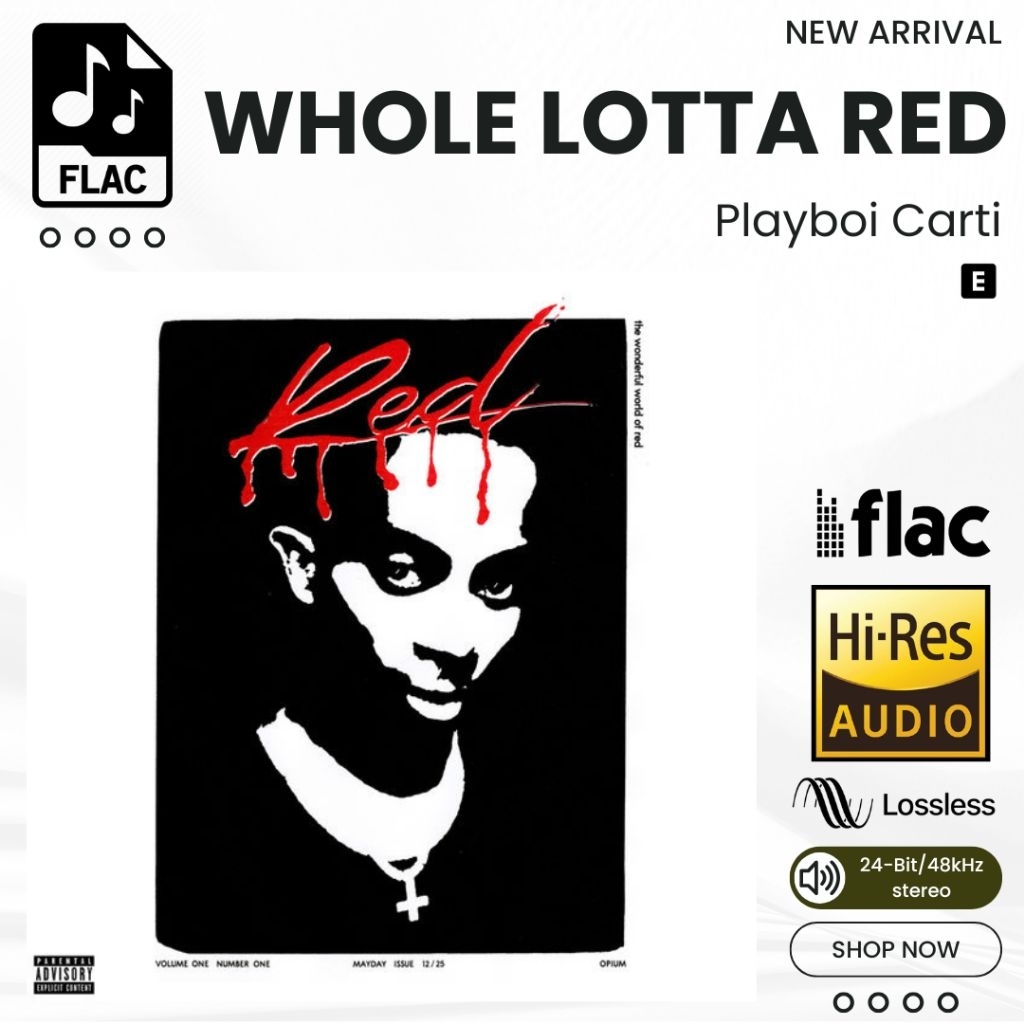 Whole Lotta Red Playboi Carti Album lagu FLAC Hi-Res Lossless 24bit/48kHz