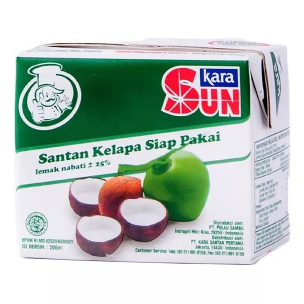 

Santan Kelapa SUN KARA | 200 ml