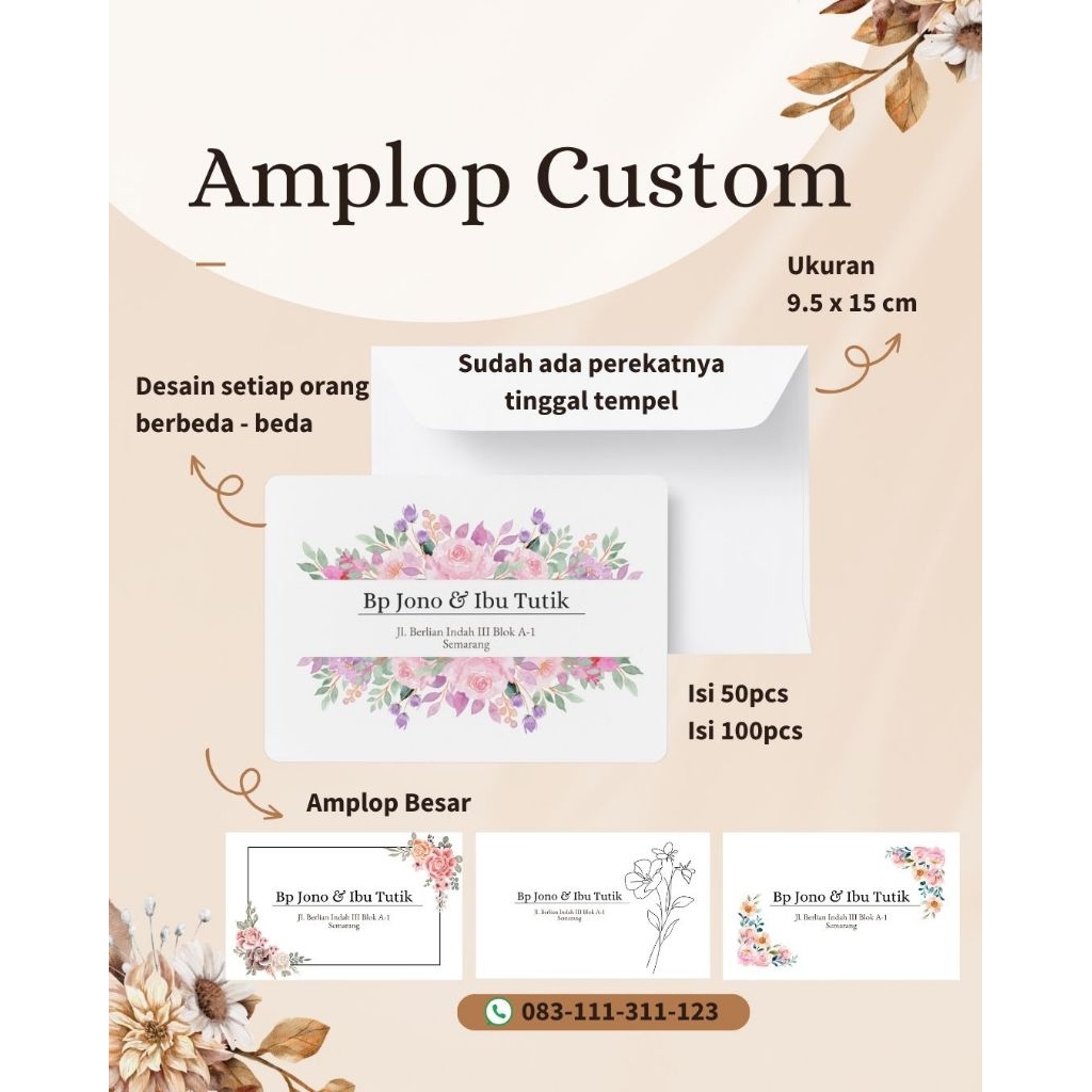 

Amplop Custom | Amplop Kondangan | Amplop Nama