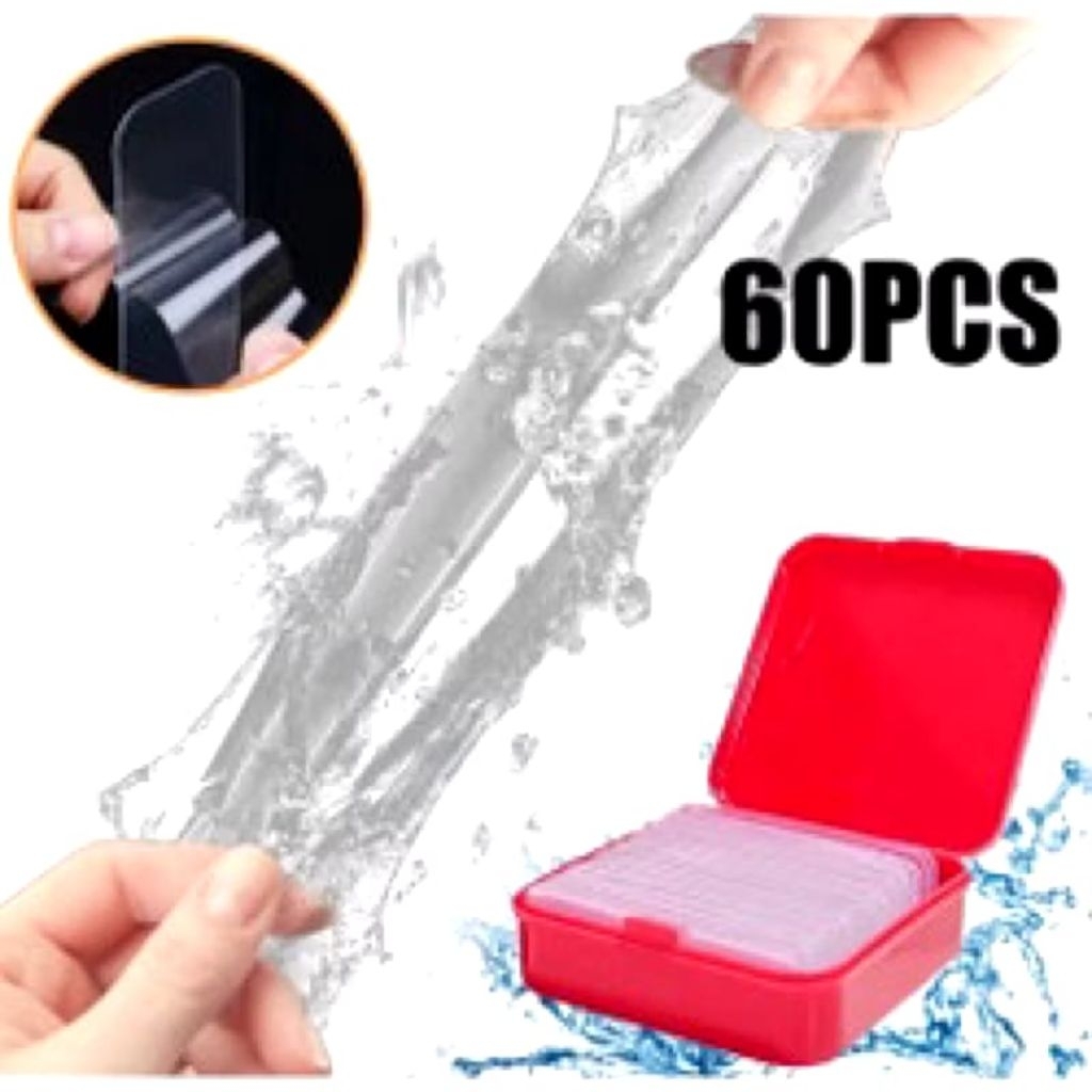 

Selotip Double Tape Frame Lukisan / Pelekat Tahan Air 1box -/+ 60lembar @ 1cm x 3,5cm