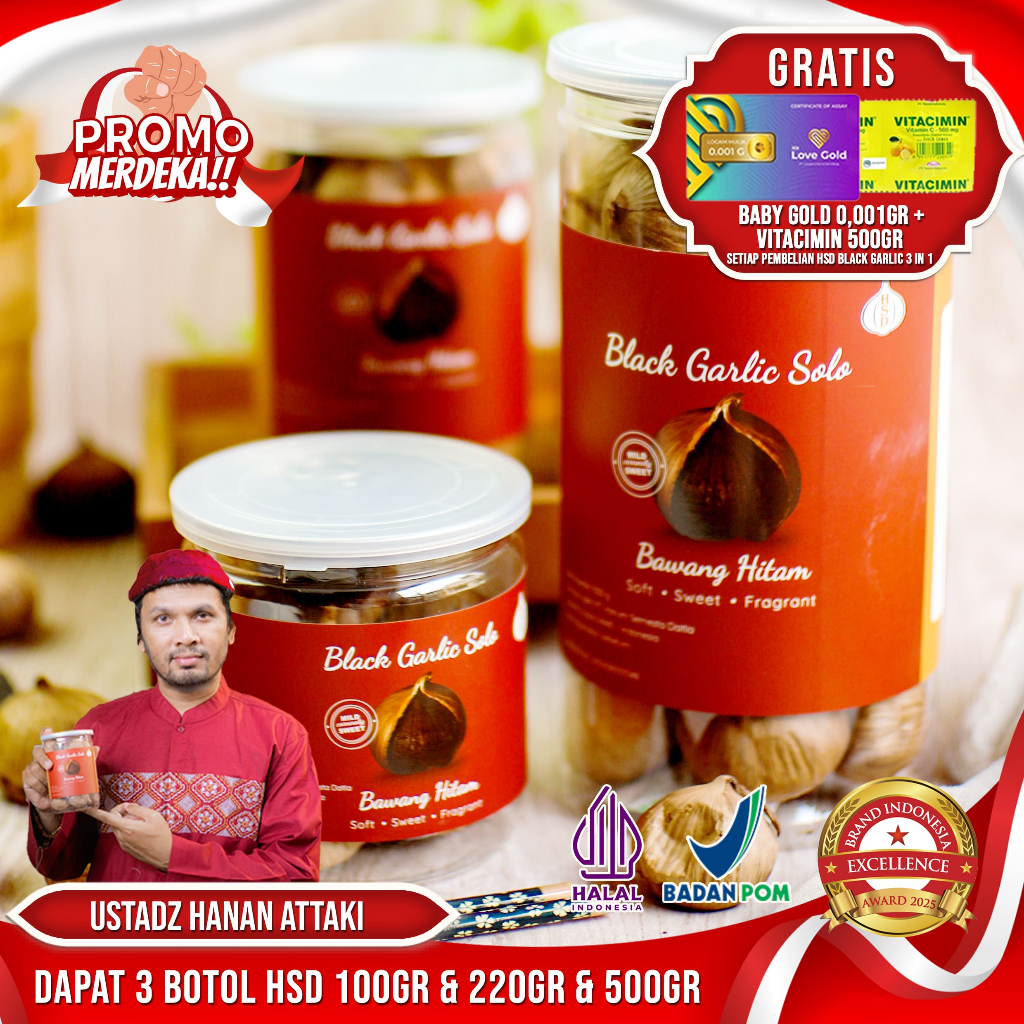 

Black Garlic Solo HSD ( Bawang Hitam Tunggal) 3 In 1 + GOODIE BAG