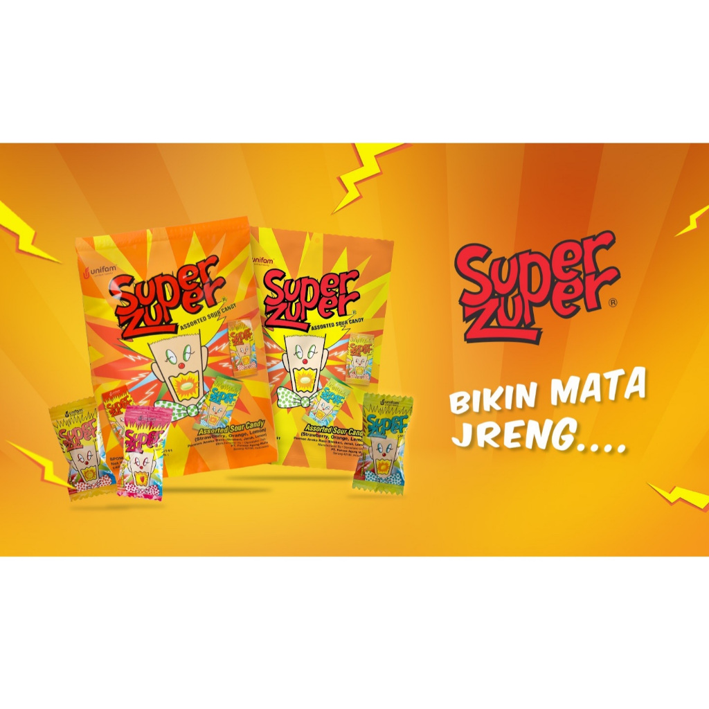 

SUPER ZUPER CANDY PERMEN KECUT