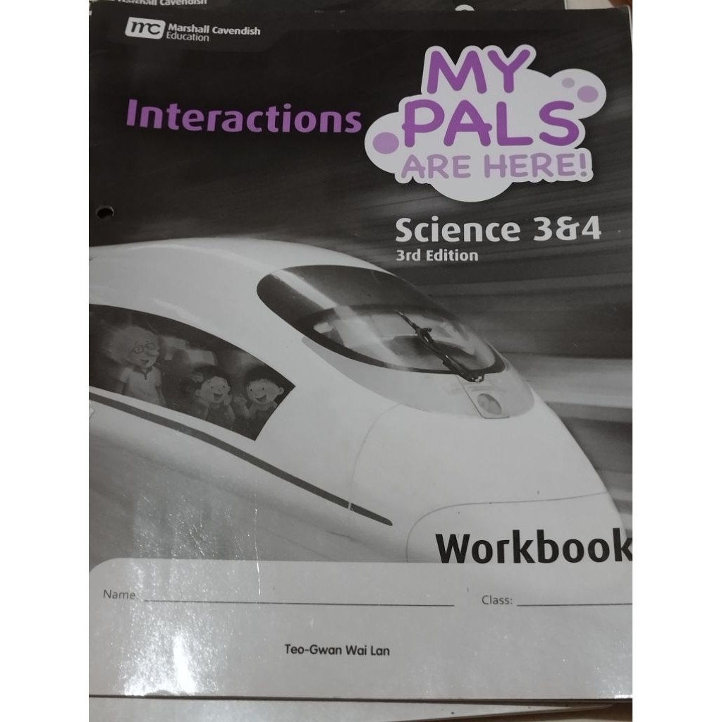 [ORI/BEKAS] Buku science workbook interactions My Pals Are Here 3&4 3rd edition