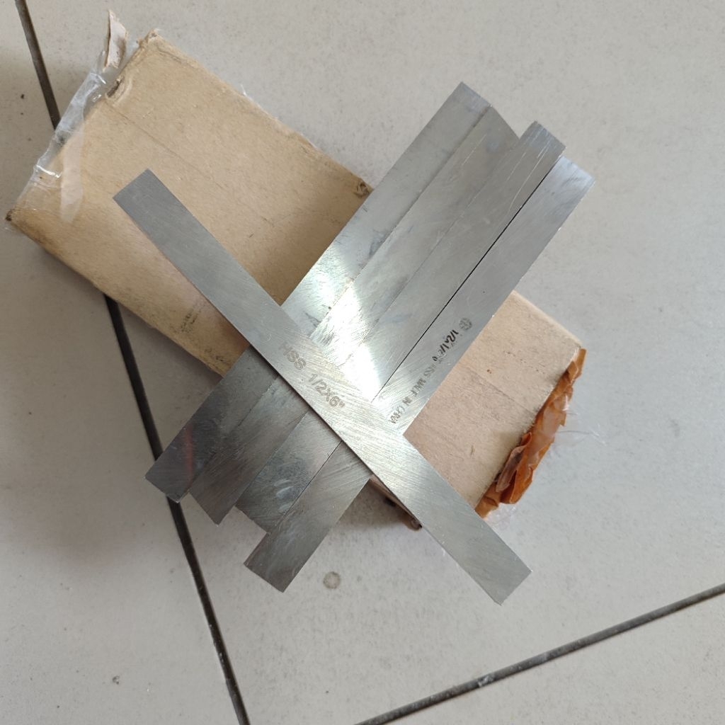 Pisau pahat bubut 5/16 x 6 inch 1 kotak isi 20 pcs pahat bubut