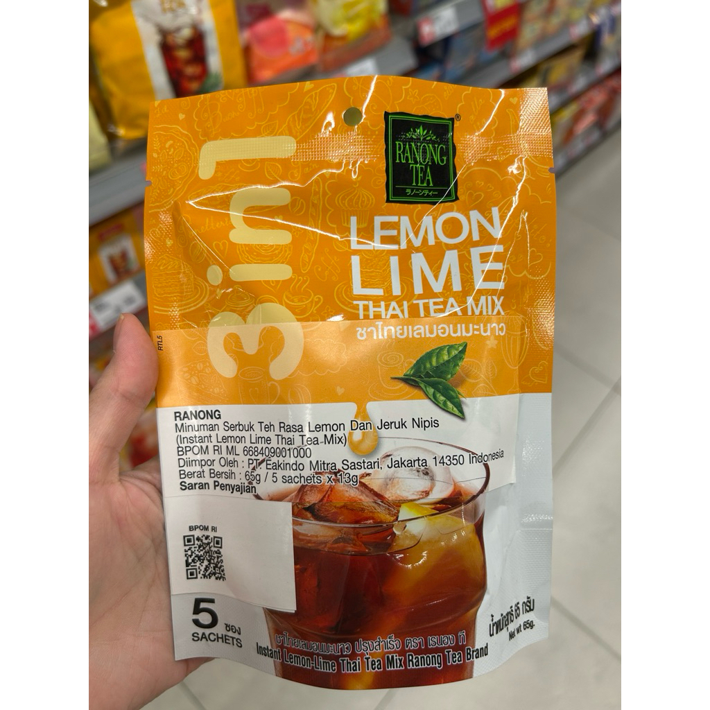 

THAI TEH MIX ( lemon dan teh susu)
