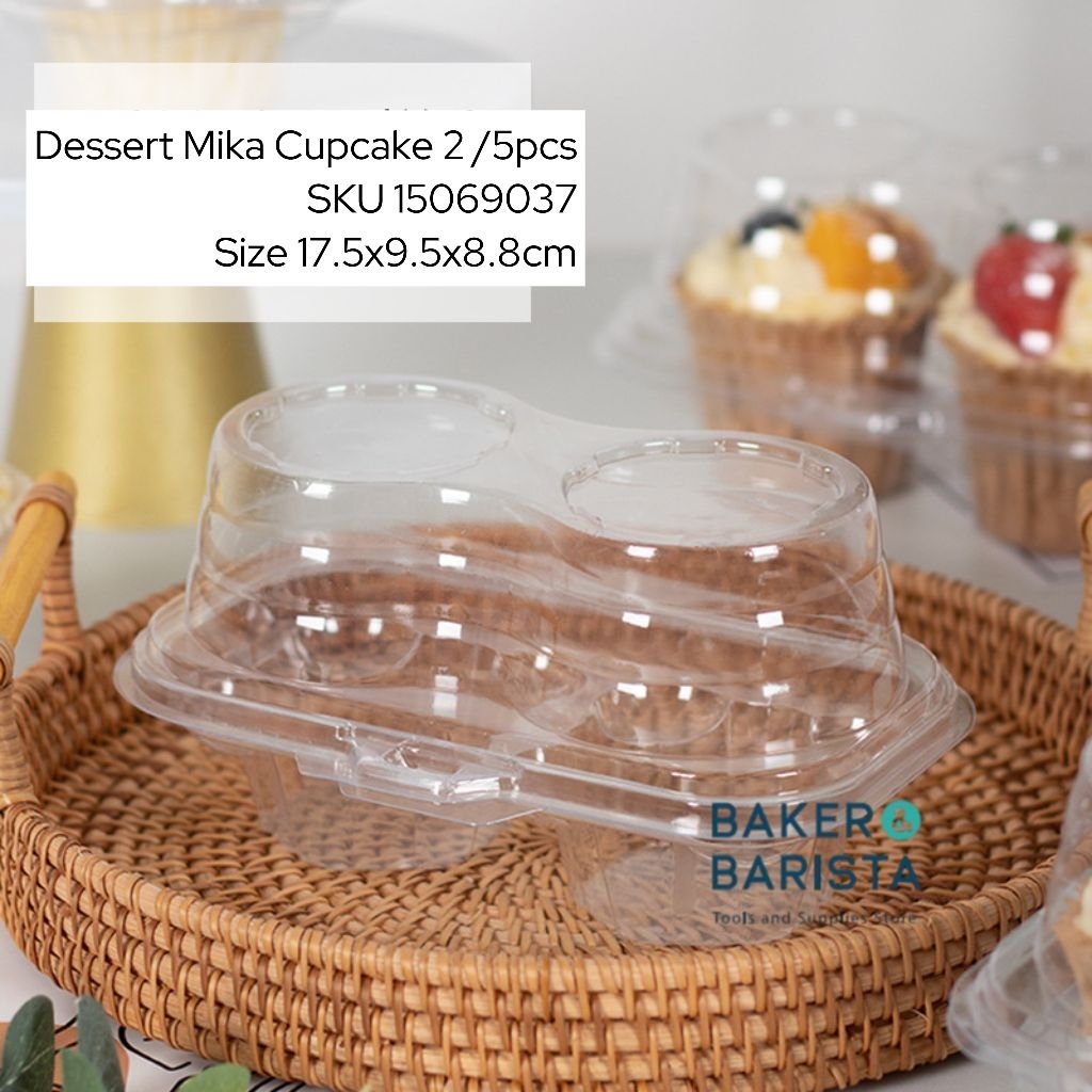 Dessert Cup Cupcake 2 /5pcs / Mika Dessert Cup Korean Packaging Dessert Cup Aesthetic