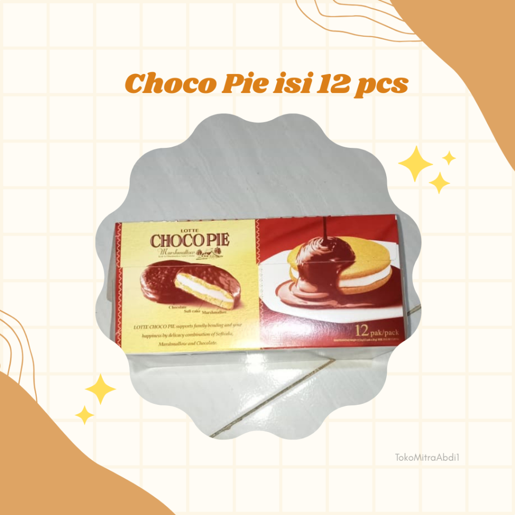 

ChocoPie Coklat 12 pcs x 26 gram
