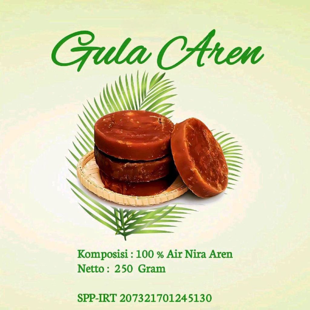 

Gula Aren Kawung Asli Alami Manis Isi 250 Gram