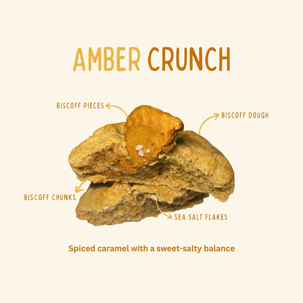 

Pure Soft Butter Cookies - Amber Crunch (Lotus Biscoff Base)