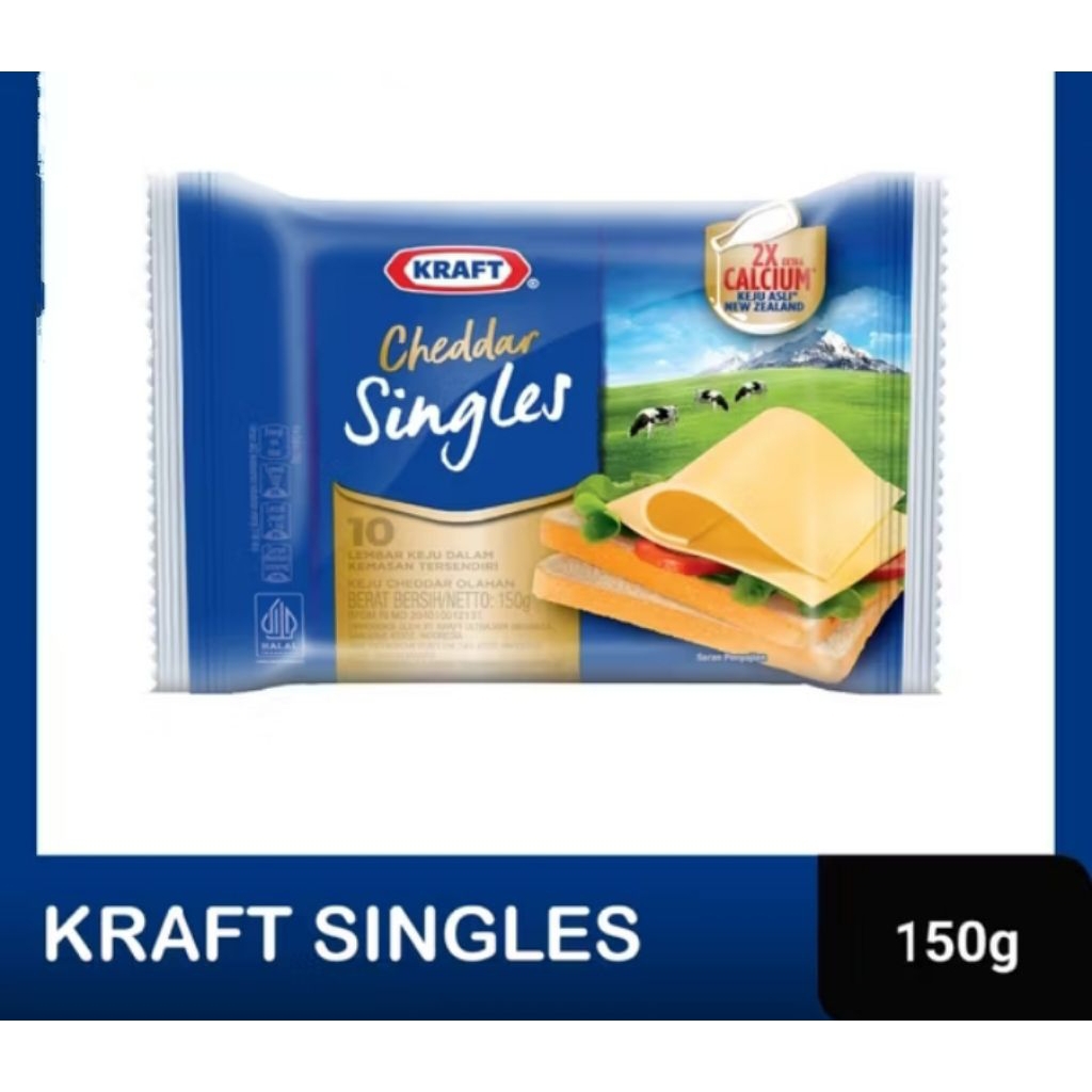 

Keju Kraft Singles isi 8&10 lembar/keju slice/keju lembar